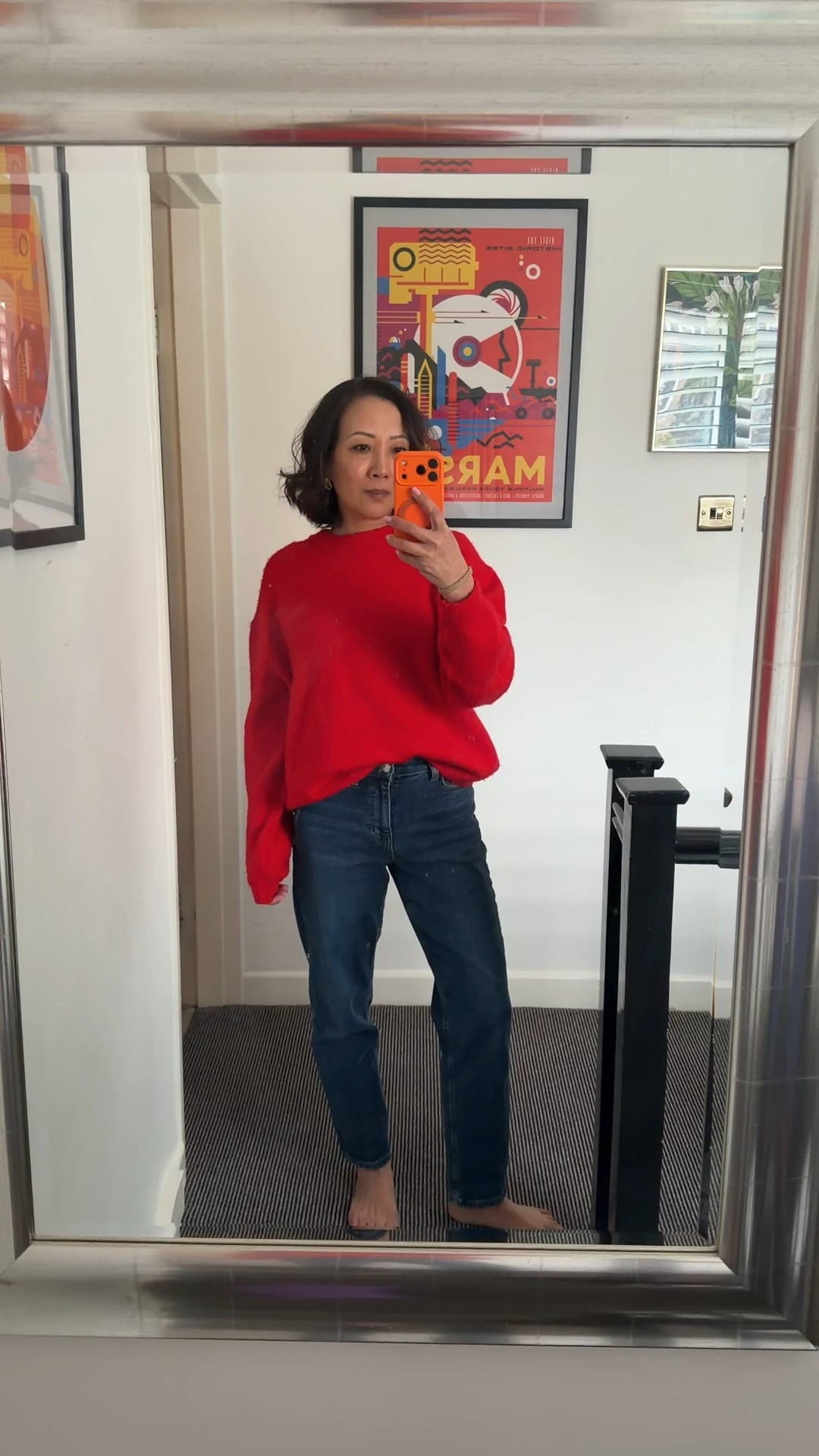 Perfect red crew neck ❤️ I wear the small as a a size 8 

#LTKpetite #LTKwinter