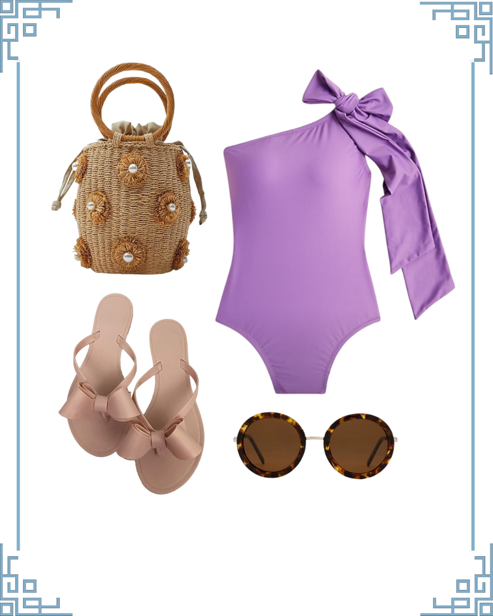 Resort 2023 swimsuits sunglasses purses coastal Grandmillennial 

#LTKhome