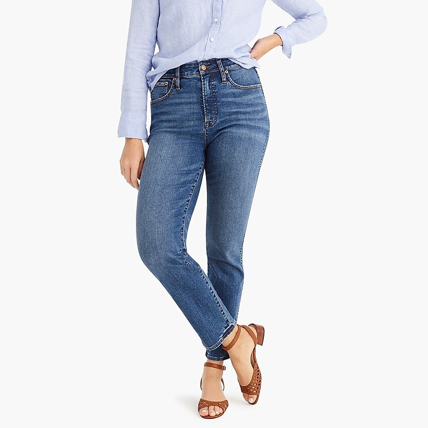 Curvy vintage slim straight jean in Warm Surf wash | J. Crew US