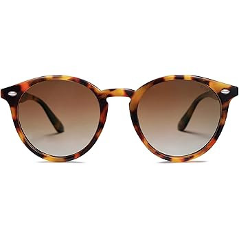 SOJOS Retro Round Polarized Sunglasses for Women Men Classic Vintage Sunnies SJ2069 | Amazon (US)