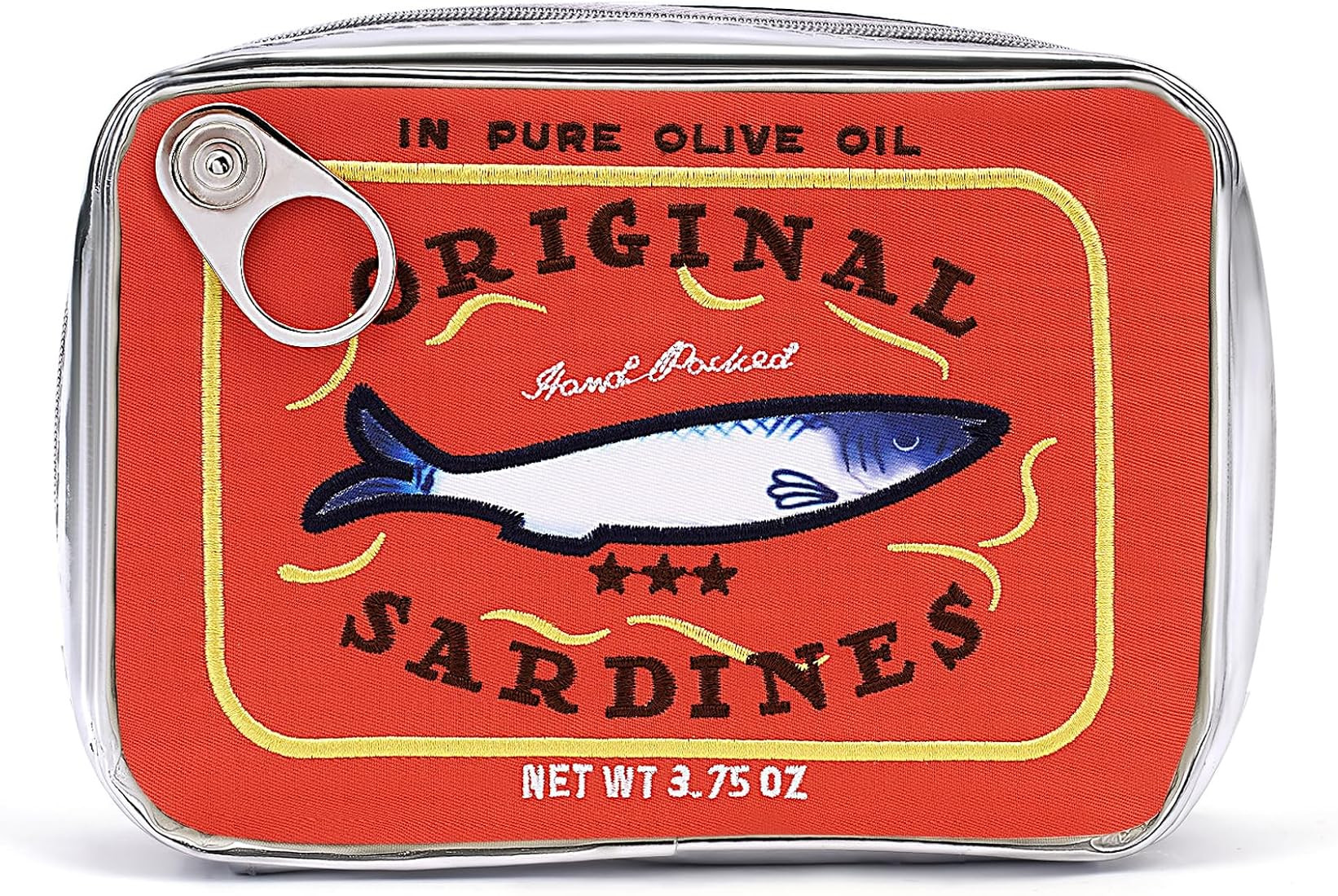 Cessfle Canned Sardines Makeup Bag, Funny Sardine Tin Fish Cosmetic Bag, Creative Cute Makeup Bag... | Amazon (US)