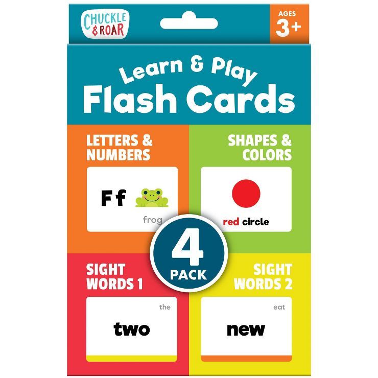 Chuckle & Roar Learn & Play Flash Cards - 4pk | Target