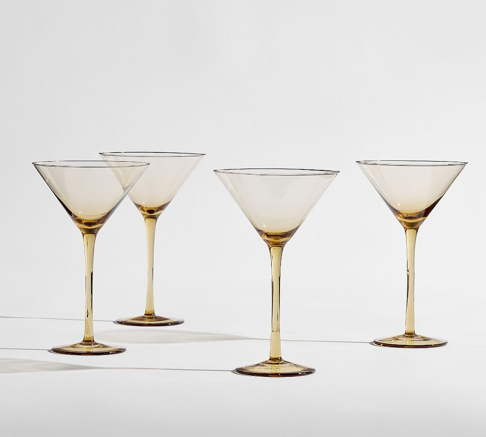 Clara Martini Glasses - Set of 4 | Pottery Barn (US)