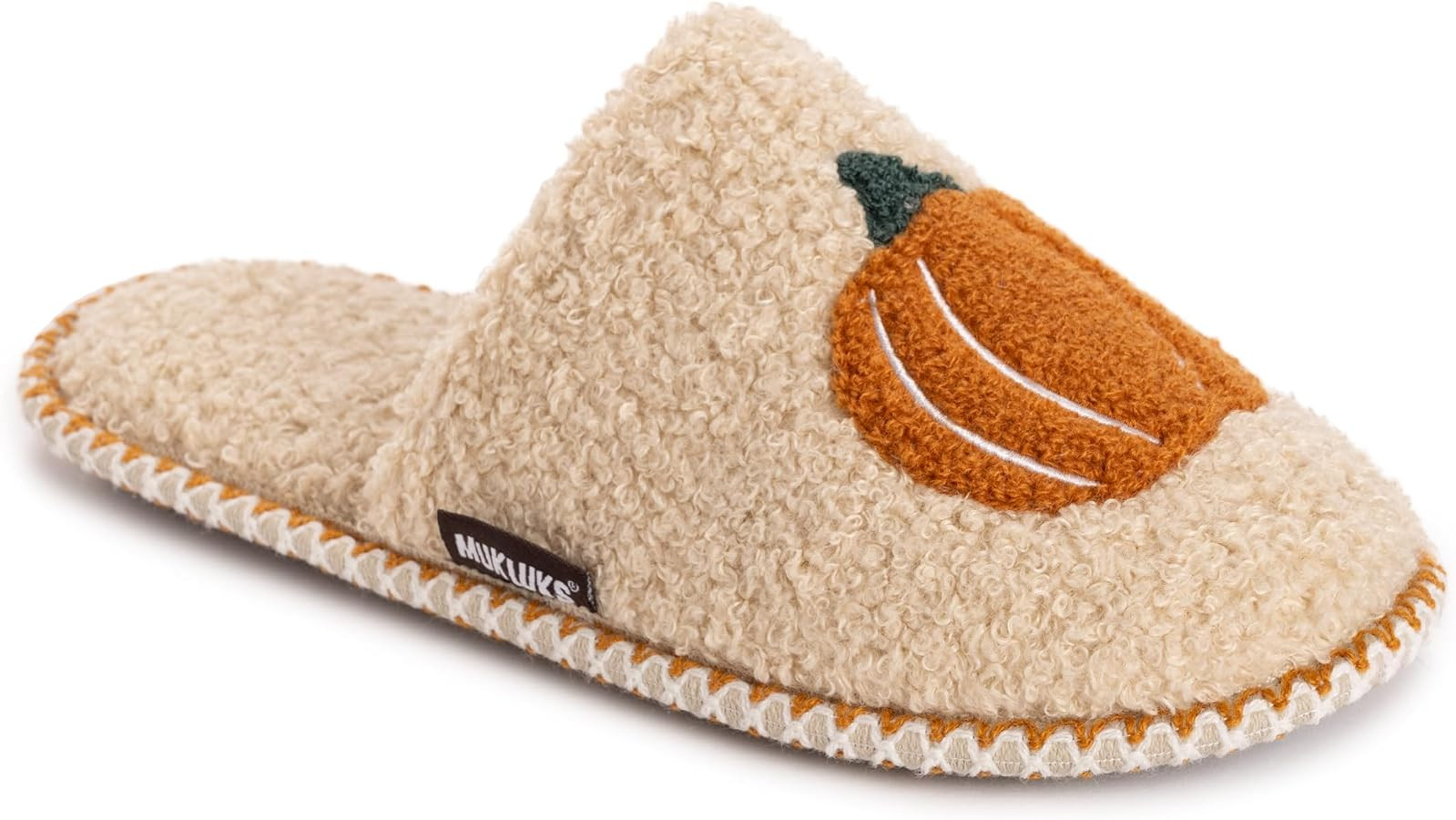 Women's Fall Novelty Punch Needle Scuff Slipper | Amazon (US)