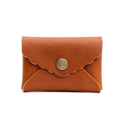 Portland Leather Goods Mini Daisy Wallet for Women – Handmade from the Finest Full-Grain Hides – Features Envelope Design with Snap Closure – Honey | Amazon (US)