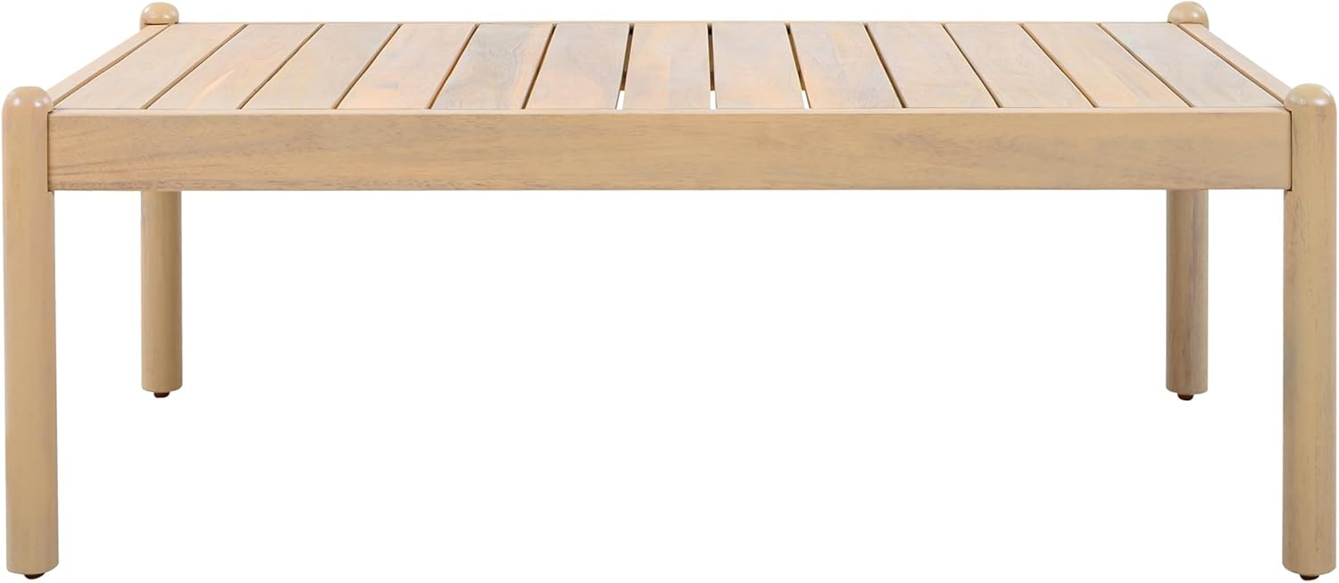 Christopher Knight Home Lenor Patio Acacia Wood Coffee Table, Solid Wood Outdoor Table for Patio ... | Amazon (US)