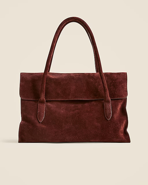 Berkeley large tote in suede | J. Crew US