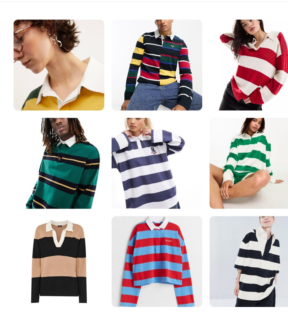 Rugby shirt for women, rugby style sweatshirt 

#LTKSeasonal #LTKsalealert #LTKstyletip