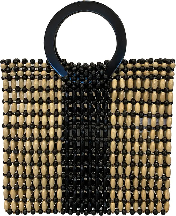 Rocky Wood Beaded Handbag | Nordstrom