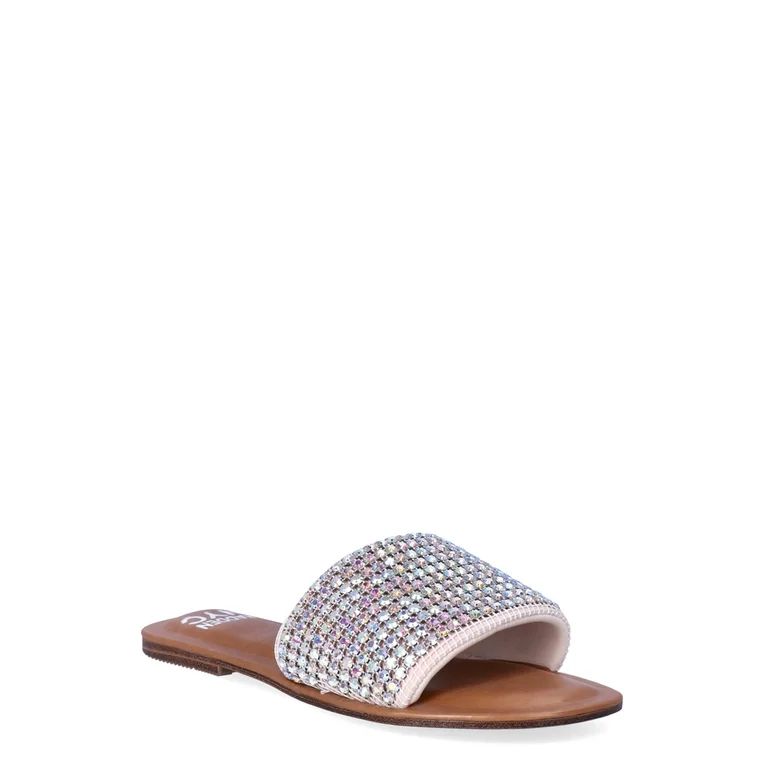 Madden NYC Women's Bling Slide Sandals | Walmart (US)