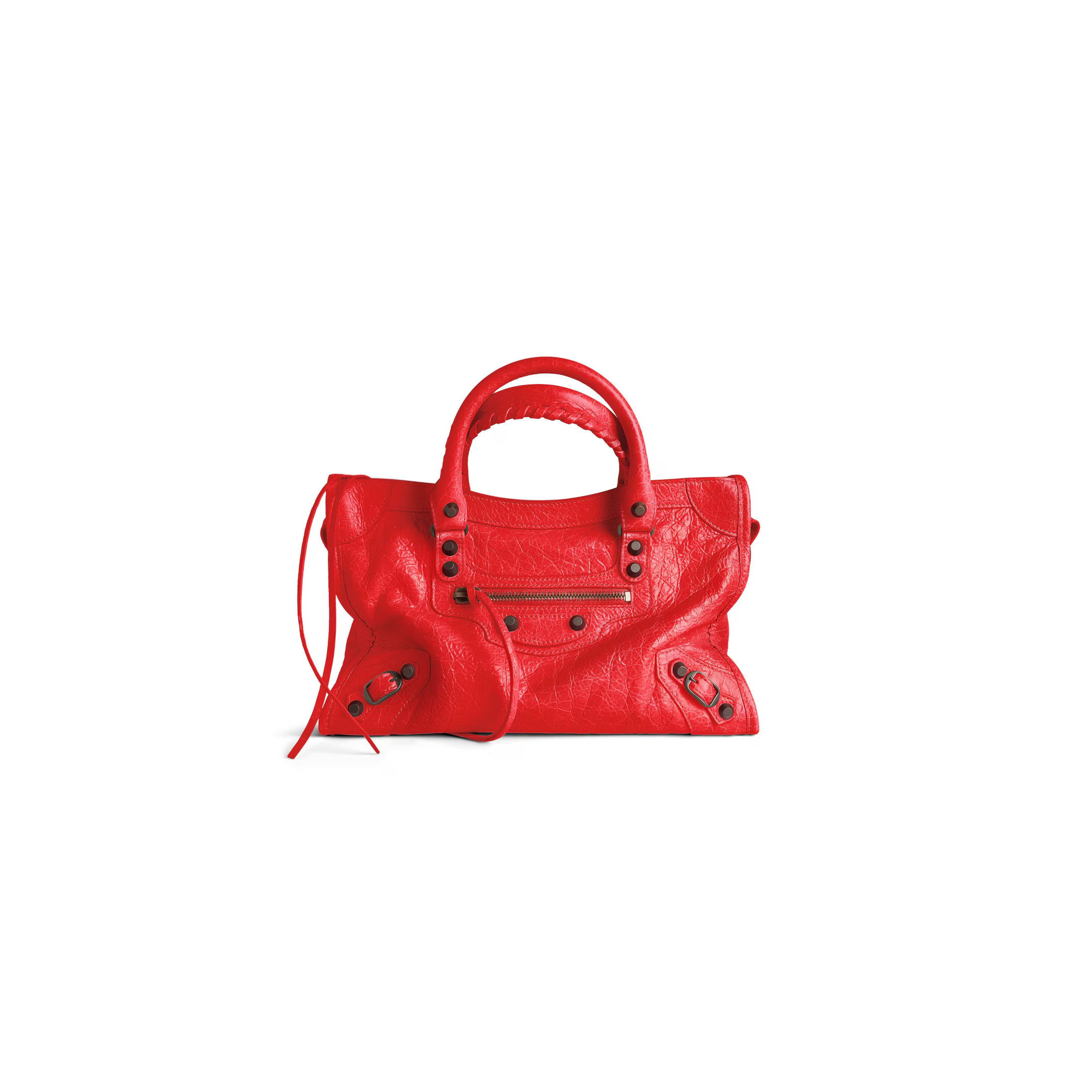 Balenciaga Le City Small Bag Red - Women's -Material: Lambskin | Balenciaga