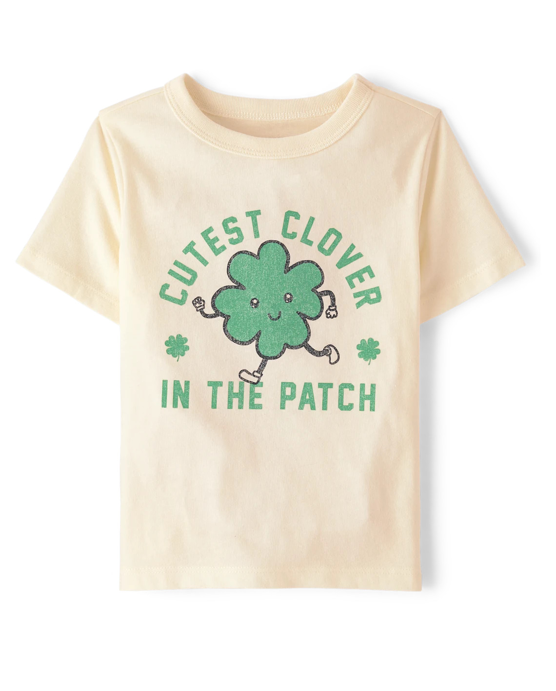 Baby And Toddler Boys St. Patrick's Day Cutest Clover Graphic Tee - cream | The Children's Place