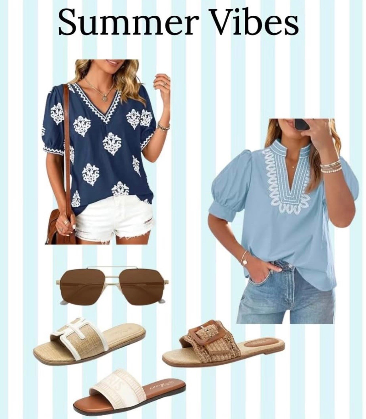 Summer Short Sleeve Women’s Shirts 
Women’s Summer Sandals  

#LTKSaleAlert #LTKmomlife #LTKSeasonal