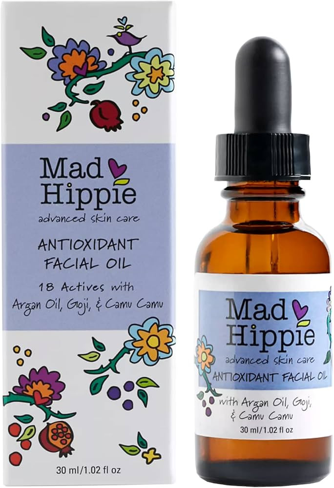 Mad Hippie Antioxidant Facial Oil - Face Oil for Women/Men with Organic Argan Oil, Non-Comedogeni... | Amazon (US)