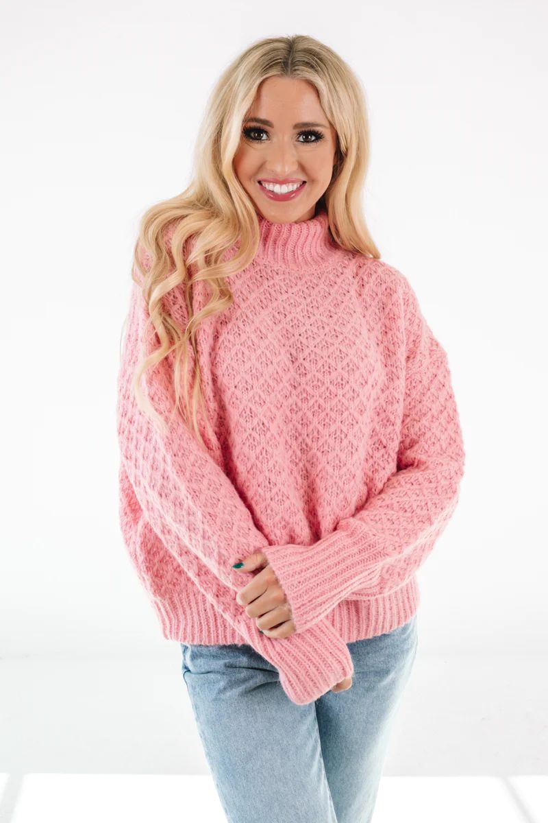 Cotton Candy Kisses Sweater - Pink | The Impeccable Pig
