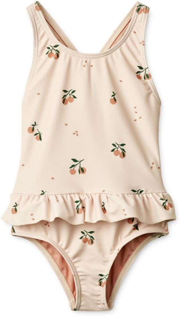 Toddler Girls One Piece Swimsuits Crossback Backless Bathing Suit Whale Dolphin Shark Swimwear wi... | Amazon (US)