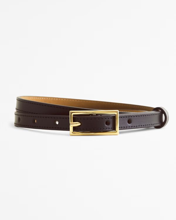 Rectangle Skinny Belt | Abercrombie & Fitch (US)