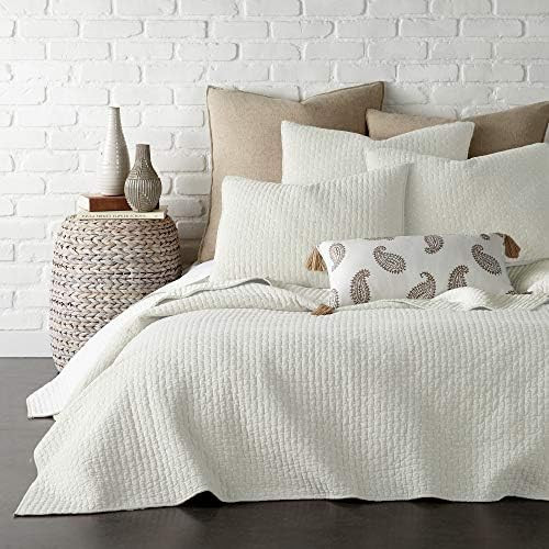 Levtex Home - Cross Stitch Quilt Set - 100% Cotton - King Quilt (106x92in.) + 2 King Shams (36x20in. | Amazon (US)