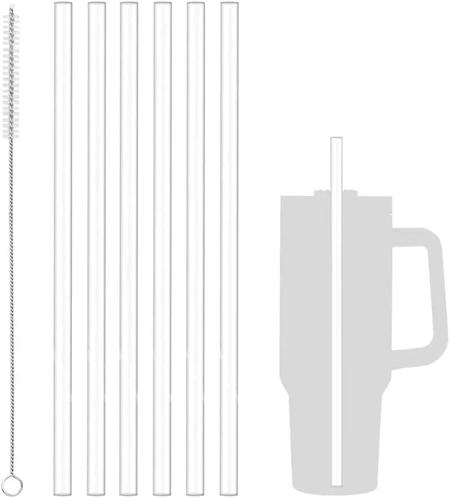 Clear Replacement Straws for Stainless Steel Tumbler, Clear Replacement Straws for Stanley Tumble... | Amazon (US)