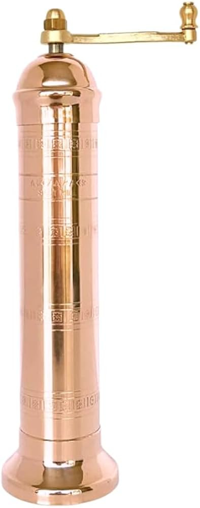 Alexander Home The Original Greek Salt Mill 9 Inch Tall | European Salt Mill Grinder with Crank H... | Amazon (US)