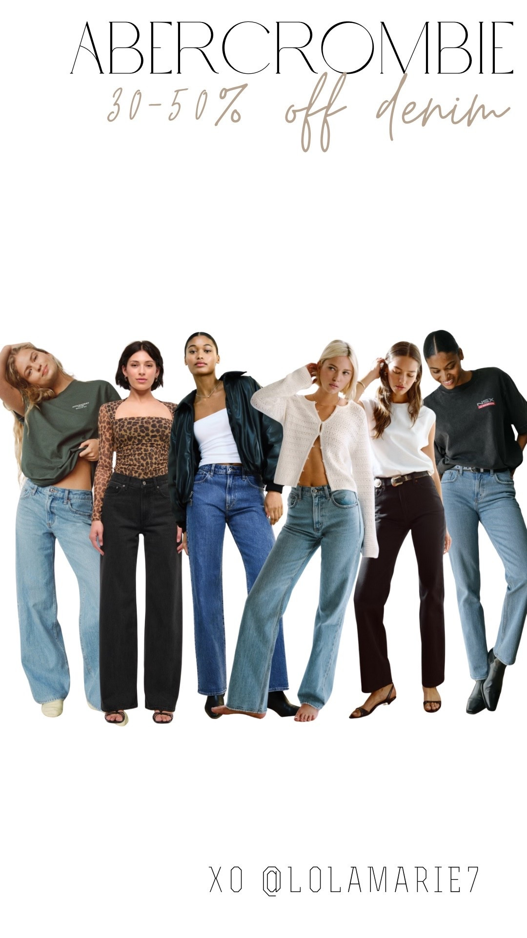 The big Abercrombie jeans sale is happening right now! You can use code DENIMAF to save an ADDITIONAL 15%! 🙌🏼 

#abercrombie #sale

#LTKFindsUnder100 #LTKStyleTip #LTKSeasonal