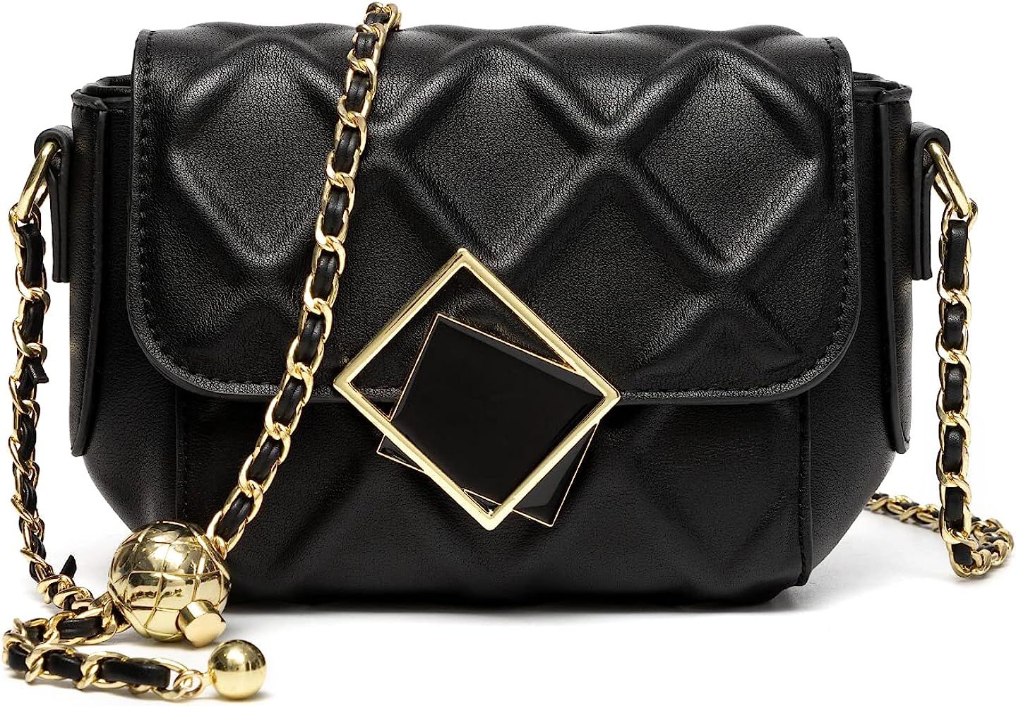 Crossbody Bags for Women, Small Leather Crossbody Purse Designer Shoulder Clutch Satchel Handbags wi | Amazon (US)