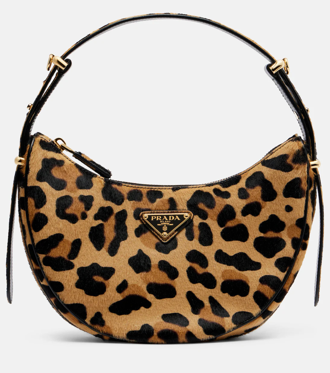 Prada Arqué calf hair shoulder bag | Mytheresa (INTL)