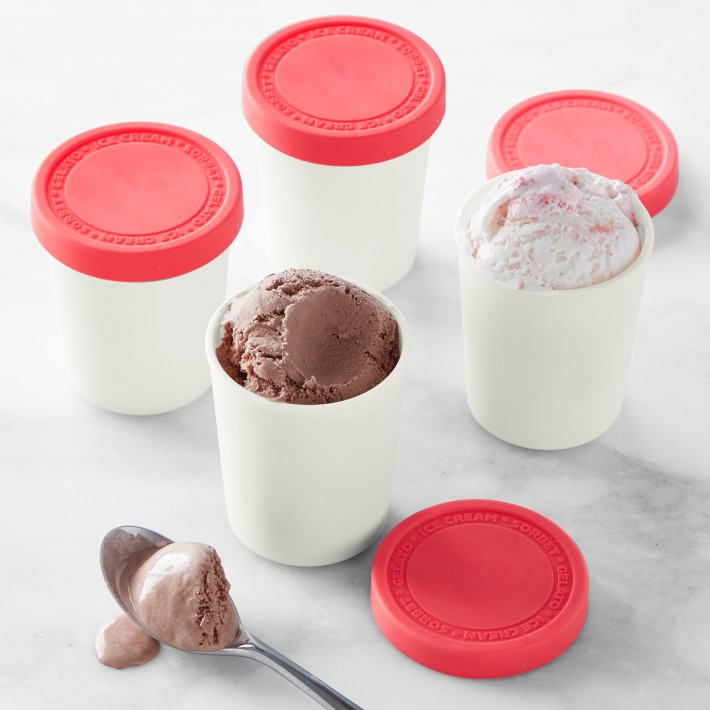 Mini Ice Cream Storage Tubs, Set of 4 | Williams-Sonoma