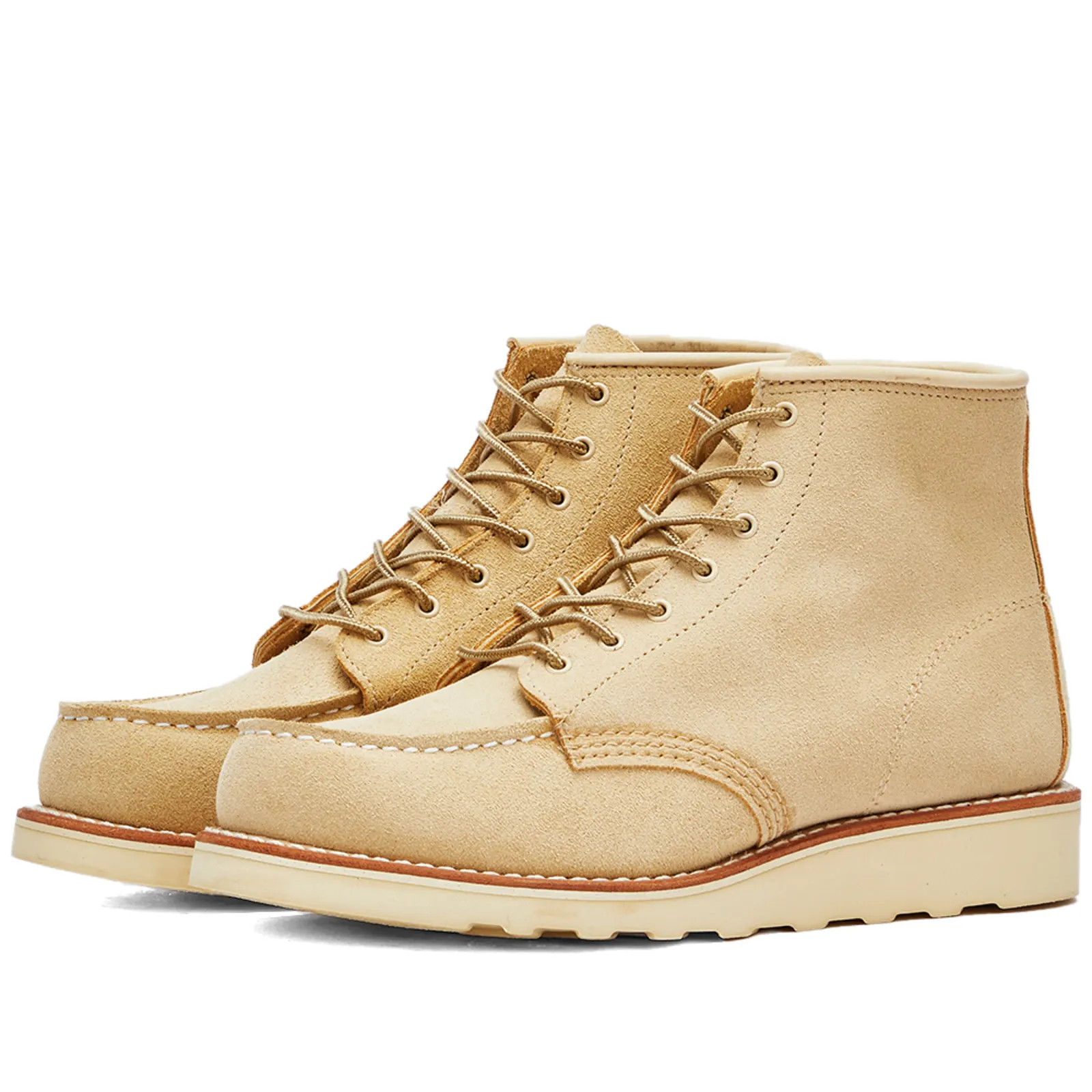 Red Wing 6" Classic Moc Boot Cream Abiline | END. | End Clothing (UK & IE)