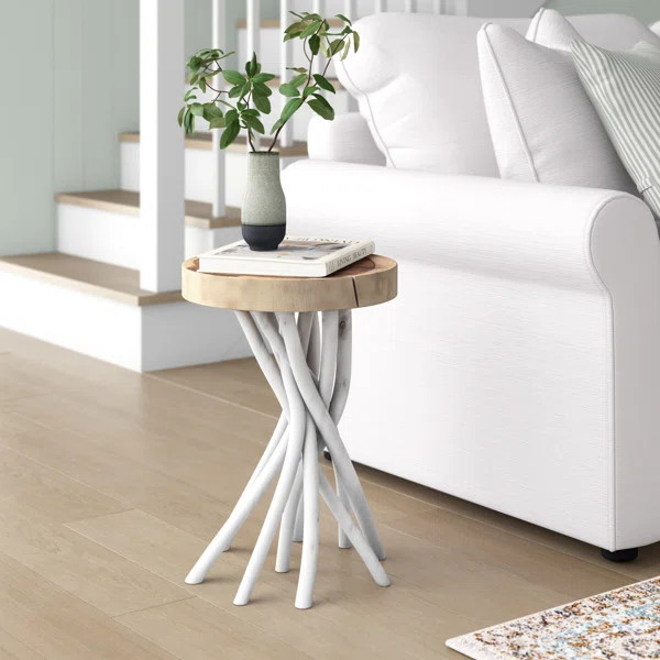 Selah Solid Wood Tree Stump End Table | Wayfair North America