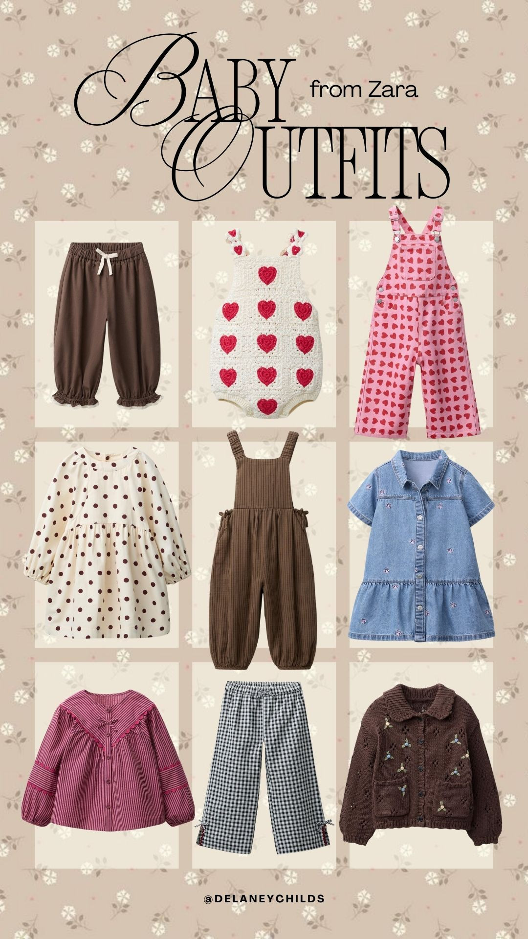 Baby outfits from Zara! 

 #LTKValentine #LTKBaby #LTKKids
