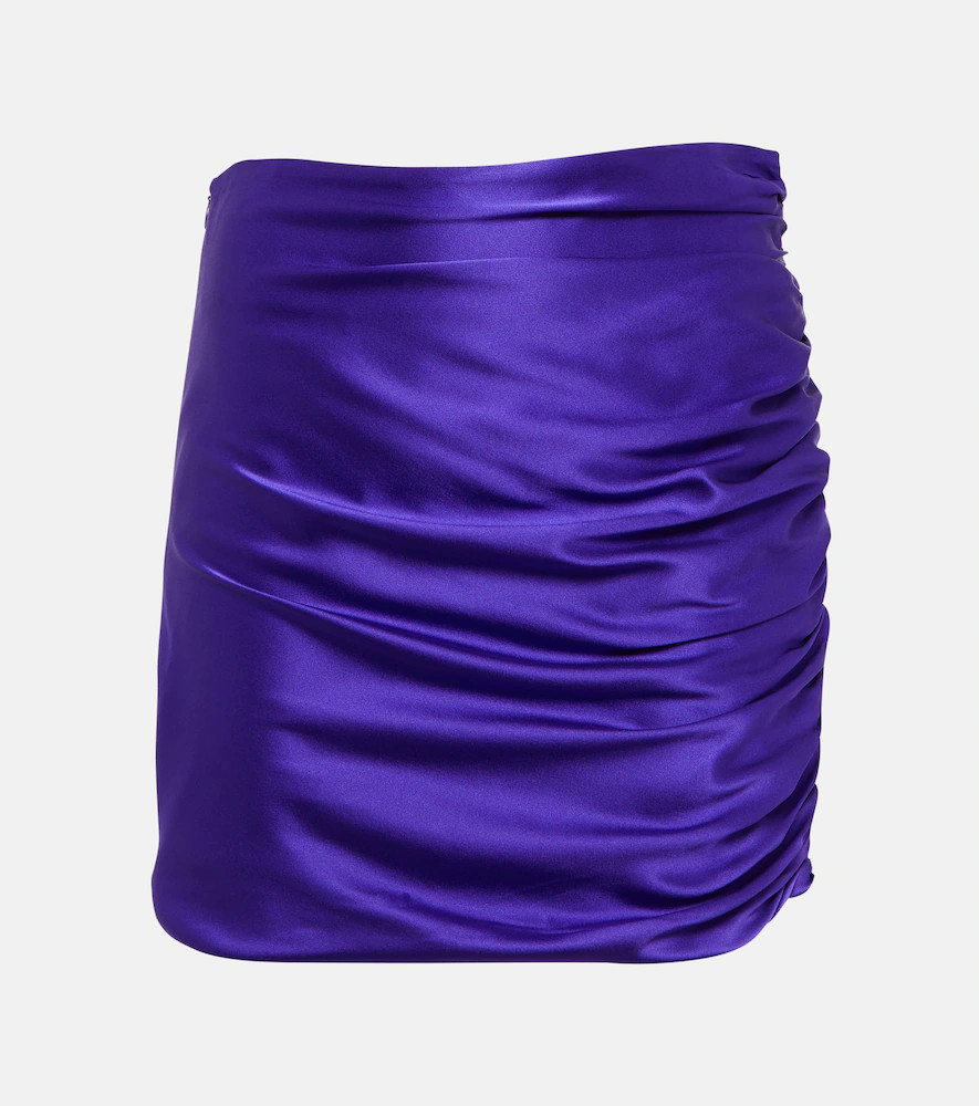 The Sei Ruched silk miniskirt | Mytheresa (INTL)