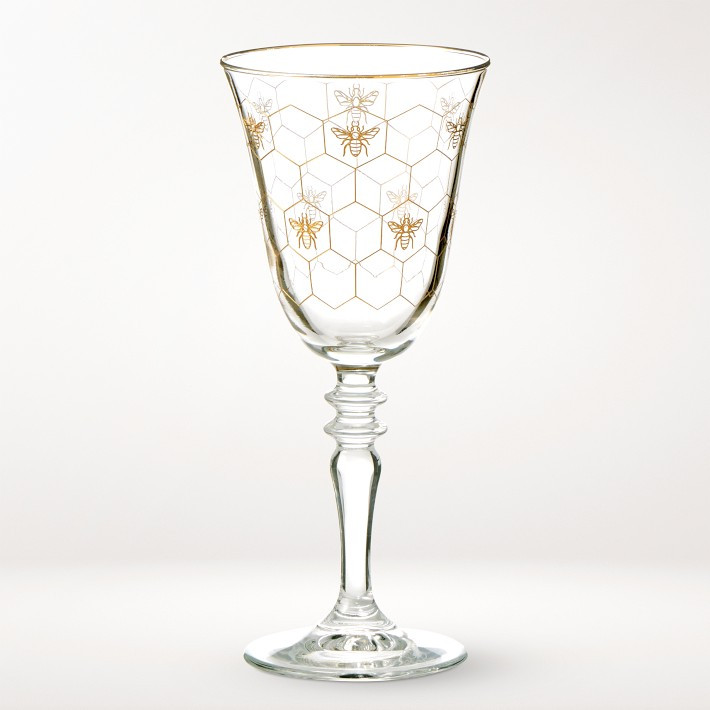 Honeycomb Wine Glasses | Williams-Sonoma
