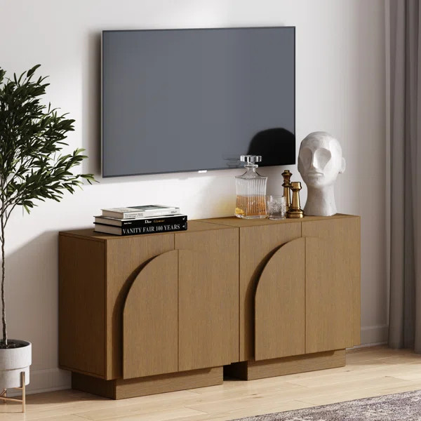 Iris Solid Wood 2 - Door Accent Cabinet | Wayfair North America