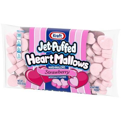 Jet Puffed Strawberry Heart Mallow 8oz | Target