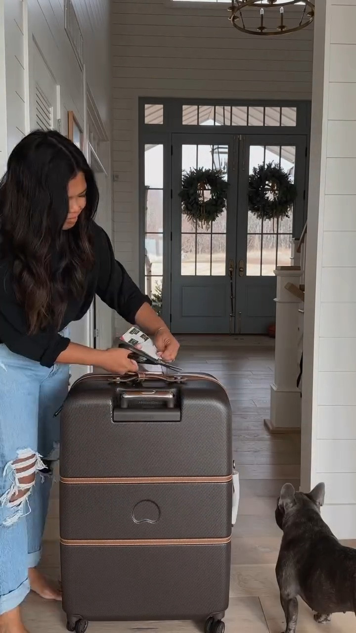 Amazon Cyber Monday Deal! Delsey chatelet suitcases on sale in brown and white - travel must have - aesthetic luggage 

#LTKCyberWeek #LTKGiftGuide #LTKTravel