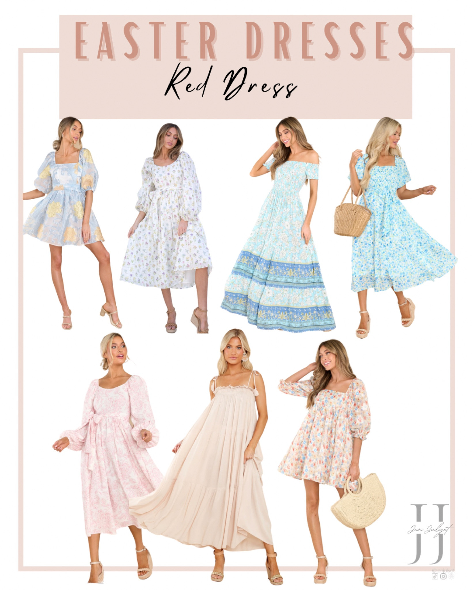 Get ready for Easter in these mini, midi and maxi pastel, pink and blue flowy dresses. Lots of cute prints to pick from! 

Red dress outfit idea style spring summer special occasion 

#LTKstyletip #LTKSeasonal #LTKunder100