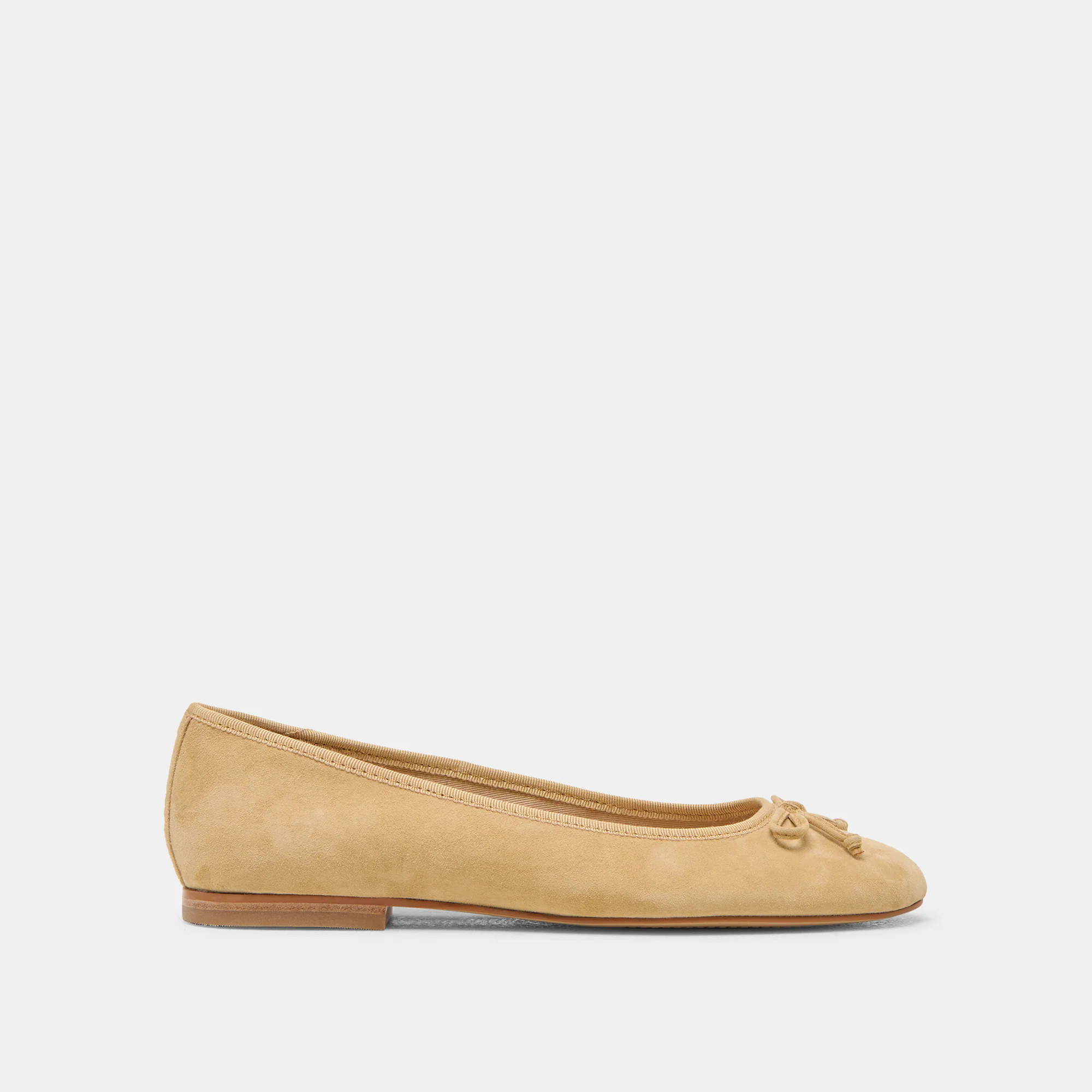 Ritla Honey Suede Ballet Flats | Dolce Vita | DolceVita.com
