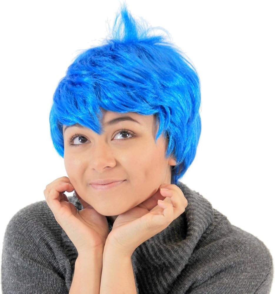 Joy Inside Out Blue Costume Wig | Amazon (US)