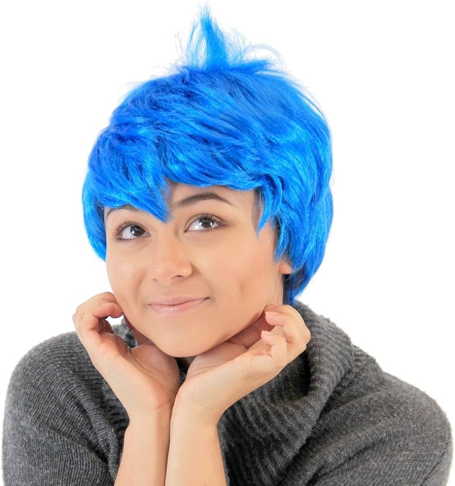 Joy Inside Out Blue Costume Wig | Amazon (US)