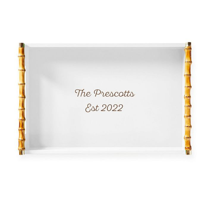 Bamboo Lacquer Serving Tray | Mark and Graham | Mark and Graham