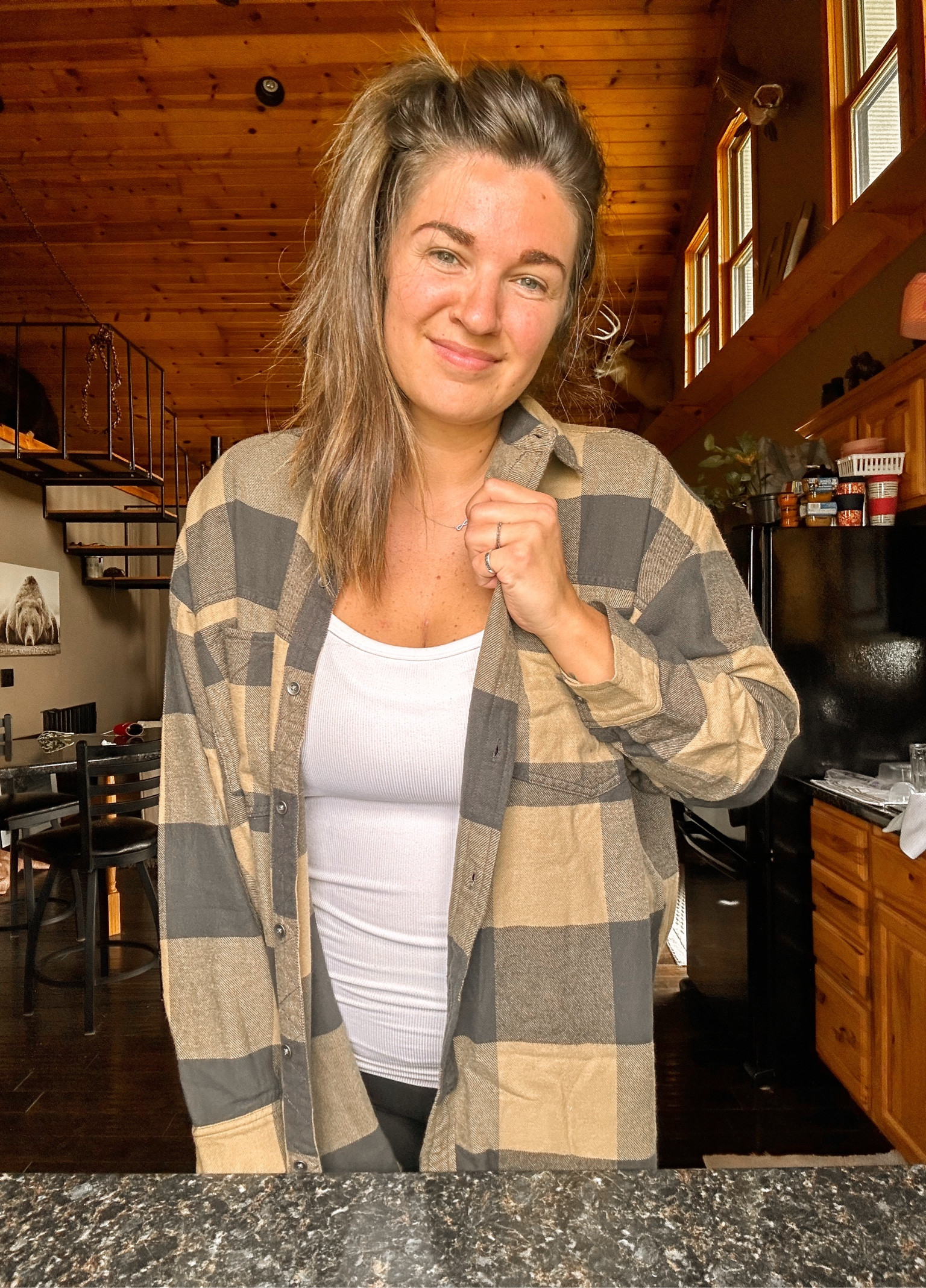 MY LATEST @Aerie HAUL 🛍️
I did a Large in all the tops & a Large Tall in the bottoms! I’m 5’9” for reference and large is typically my size. All tops are an oversized fit, which I LOVE. 

#shoppingfavs #comfycute #sahmstyle #LTKstyle 
