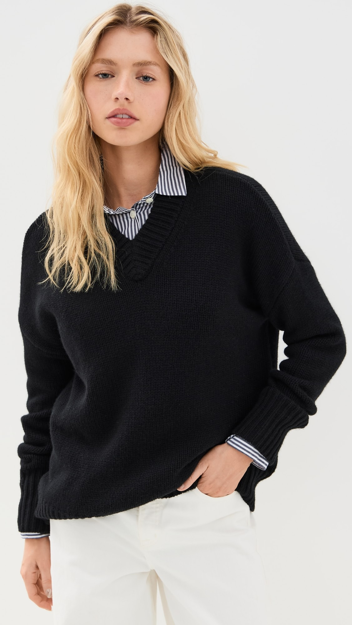 Solid Marin V Neck Sweater | Shopbop