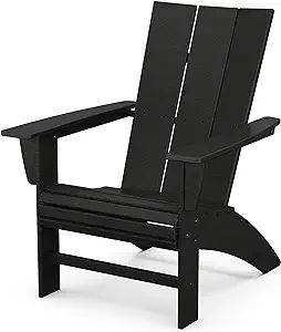 POLYWOOD Modern Curveback Adirondack Chair | Amazon (US)