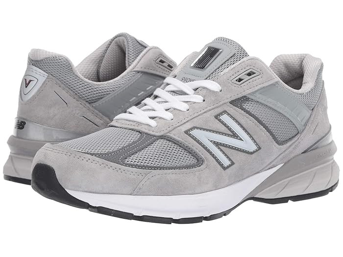 New Balance 990v5 (Grey/Castlerock) Men's Classic Shoes | Zappos