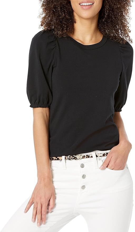 Amazon Essentials Women's Classic Fit Puff Short Sleeve Crewneck T-Shirt | Amazon (US)