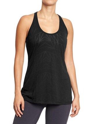Old Navy Womens Active Burnout Tanks Size M Tall - Black jack 3 | Old Navy US