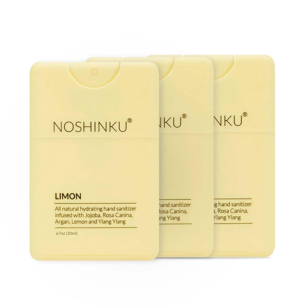 Noshinku Pocket Hand Sanitizer | Bundle (Limon Refillable (3-Pack)) | Amazon (US)