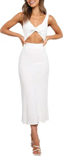 Petal & Pup Apollo Cutout Detail Midi Dress | Nordstrom | Nordstrom