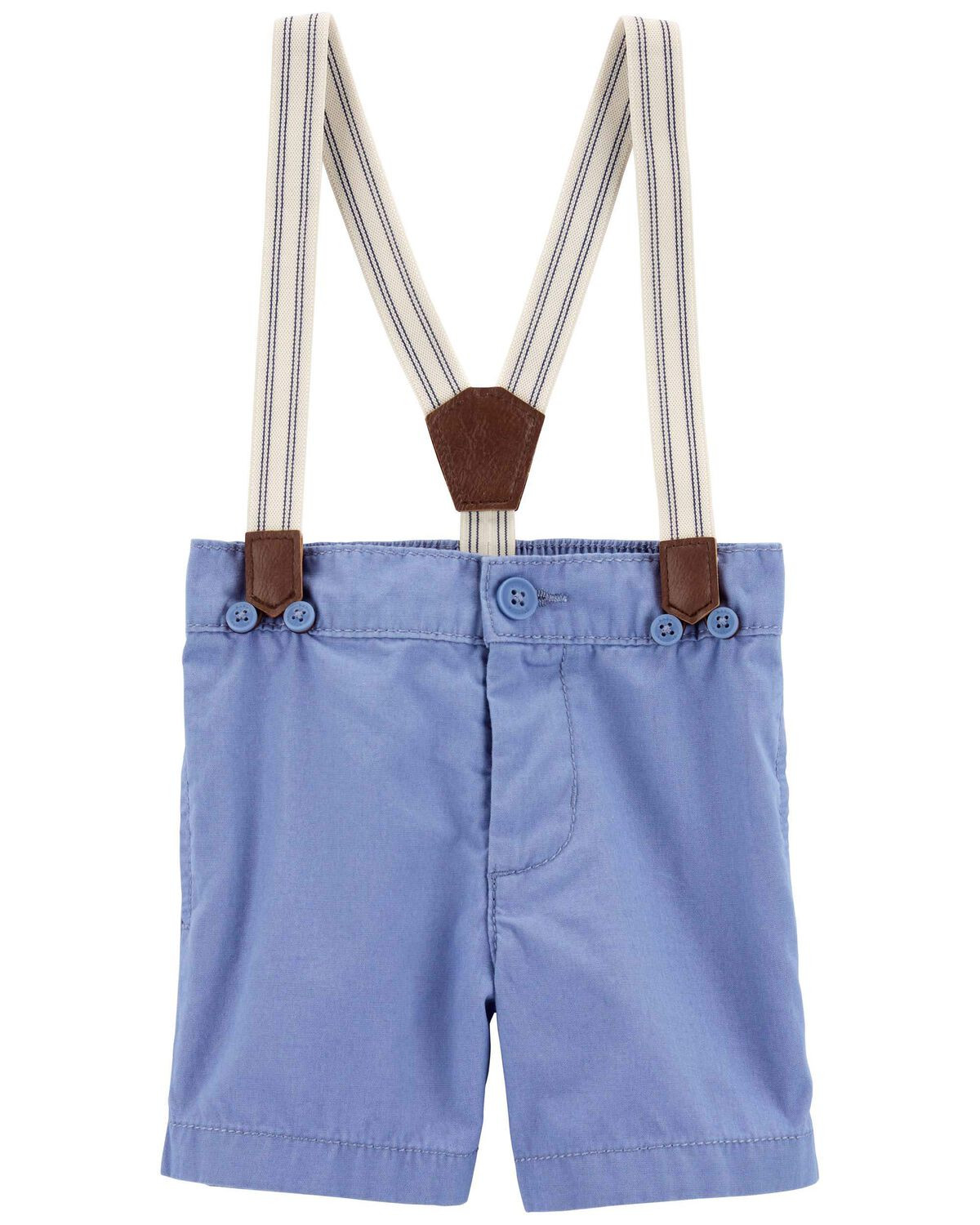 Blue Baby Suspender Shorts | carters.com | Carter's